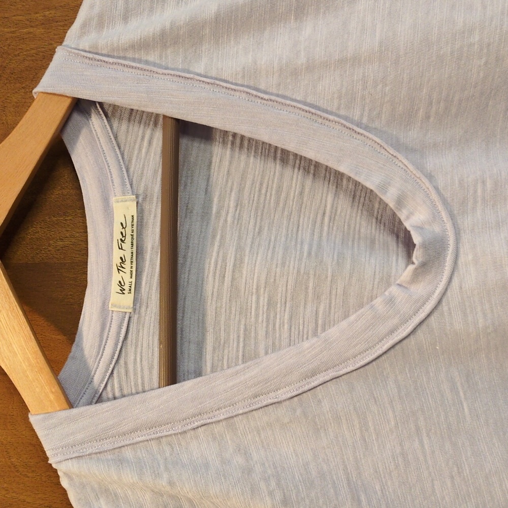 We The Free Lunar Bloom Tee In Lilac Bloom Size S - Picture 4 of 7